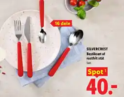 Lidl SILVERCREST Bestiksæt af rustfrit stål tilbud