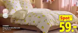 Lidl LIVARNO Sengesæt af mikrofibersatin tilbud