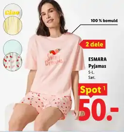 Lidl ESMARA Pyjamas tilbud