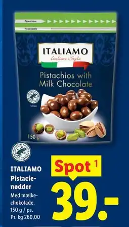 Lidl ITALIAMO. Pistacienødder tilbud