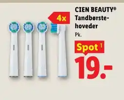 Lidl CIEN BEAUTY . Tandbørstehoveder tilbud