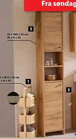 Lidl LIVARNO [ 2 ] Underskab til vask tilbud