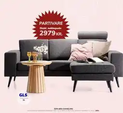 Daells Bolighus SOFA MED CHAISELONG tilbud