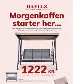 Daells Bolighus HÆNGESOFA tilbud