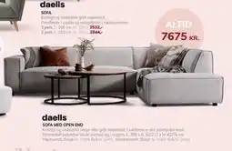 Daells Bolighus SOFA MED OPEN END tilbud