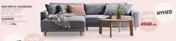 Daells Bolighus SOFA MED XL-CHAISELONG tilbud
