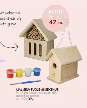 Daells Bolighus MAL SELV FUGLE-/INSEKTHUS tilbud