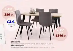 Daells Bolighus SPISEBORDSSTOL tilbud