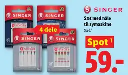 Lidl Sæt med nåle til symaskine tilbud