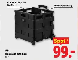 Lidl W5 Klapkasse med hjul tilbud