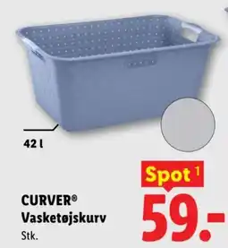 Lidl CURVER Vasketøjskurv tilbud