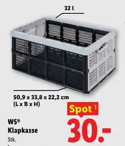 Lidl W5 Klapkasse tilbud