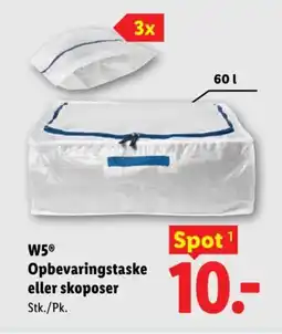 Lidl W5 Opbevaringstaske eller skoposer tilbud