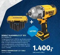 Davidsen Dewalt slagnøgle 1/2" 18 v dcf900n-xj tilbud