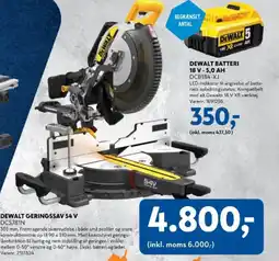 Davidsen Dewalt geringssav 54 v dcs781n tilbud