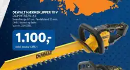Davidsen Dewalt hækkeklipper 18 v dcmht567n-xj tilbud