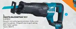 Davidsen Makita bajonetsav 18 v djr187z tilbud