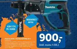 Davidsen Makita bore-/mejselhammer 18 v dhr202z tilbud