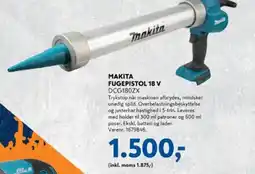 Davidsen Makita fugepistol 18 v dcg180zx tilbud