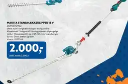 Davidsen Makita stanghækkeklipper 18 v dun500wz tilbud