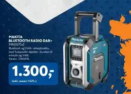 Davidsen Makita bluetooth radio dab+ mr007gz tilbud