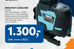 Davidsen Bihui multi linjelaser llg16 tilbud