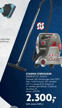 Davidsen Starmix støvsuger energetic 1420 h tilbud