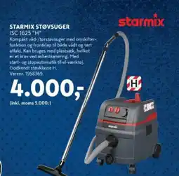 Davidsen Starmix støvsuger isc 1625 "h" tilbud