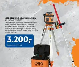 Davidsen Geo fennel rotationslaser tilbud