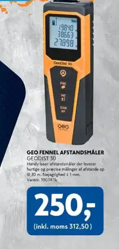 Davidsen Geo fennel afstandsmåler geodist 30 tilbud