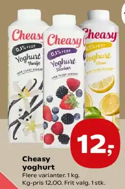 SuperBrugsen Cheasy yoghurt tilbud