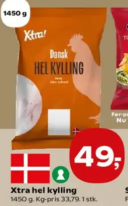 SuperBrugsen Xtra hel kylling tilbud