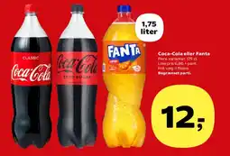 SuperBrugsen Coca-Cola eller Fanta tilbud