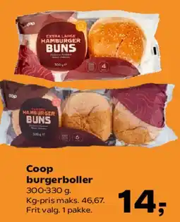 SuperBrugsen Coop burgerboller tilbud