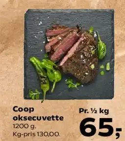 SuperBrugsen Coop oksecuvette tilbud