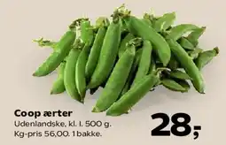 SuperBrugsen Coop ærter tilbud