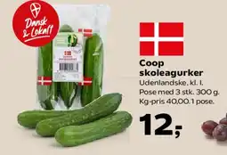 SuperBrugsen Coop skoleagurker tilbud
