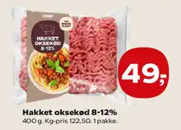 SuperBrugsen Hakket oksekød 8-12% tilbud