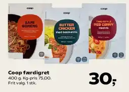 SuperBrugsen Coop færdigret tilbud