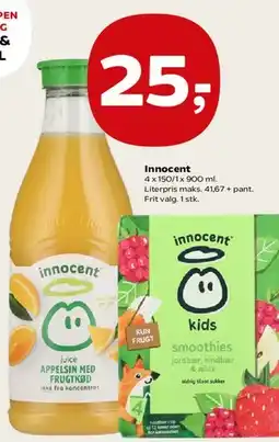 SuperBrugsen Innocent juice / smoothies tilbud