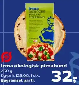SuperBrugsen Irma økologisk pizzabund tilbud