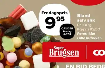 SuperBrugsen Bland selv slik tilbud