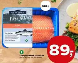 Kvickly Glyngøre fersk laksefilet tilbud