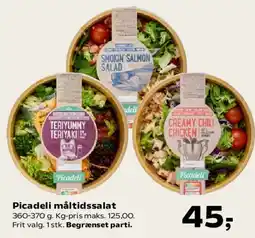 Kvickly Picadeli måltidssalat tilbud