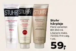 Kvickly Stuhr hårpleje tilbud