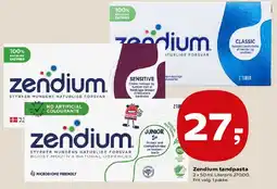 Kvickly Zendium tandpasta tilbud