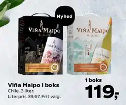 Kvickly Viña Maipo i boks tilbud