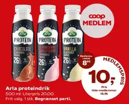 Kvickly Arla proteindrik tilbud