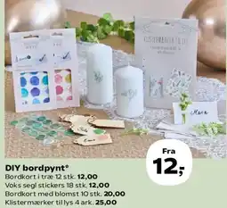 Kvickly DIY bordpynt tilbud