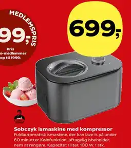 Kvickly Ismaskine med kompressor tilbud